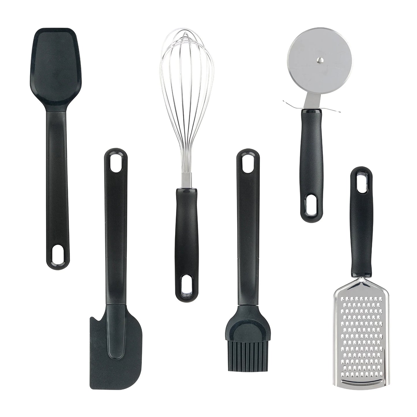36-Piece Kitchen Gadget Set - Premium Cooking Utensils with Drawer Organizer, Black