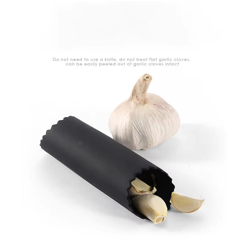 Silicone Garlic Peeler - Quick & Easy Manual Peeling Tool, No More Smelly Hands